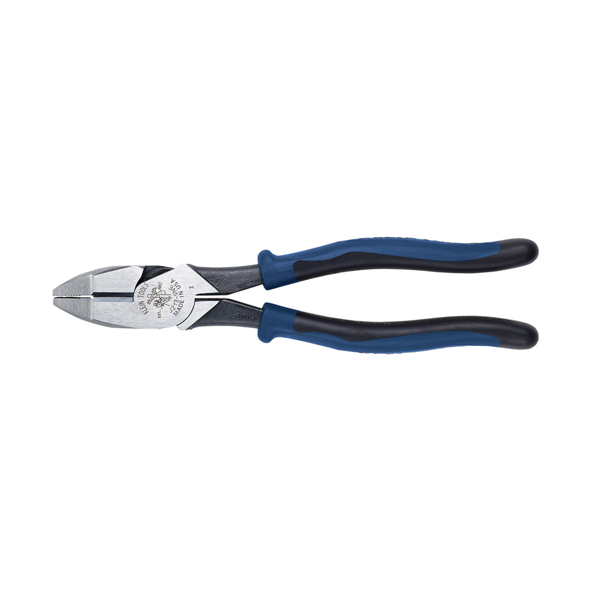 Klein Tools, 9in. Journeyman Pliers Side Cutting, Pieces (qty.) 1 Material Steel, Jaw Capacity 1.38 in, Model# J213-9NE